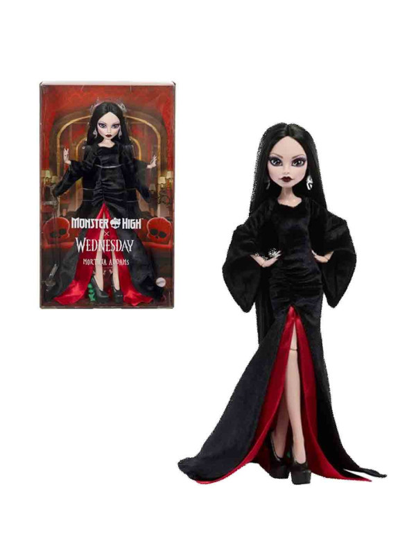 Monster High x Wednesday Morticia Addams
