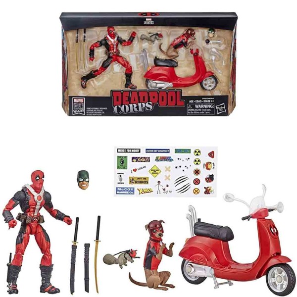 Marvel Legends Deadpool con Moto